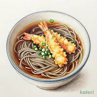 えび天温そば