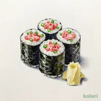 ねぎとろ手巻き寿司