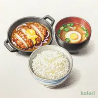 チキンかつとじ煮定食
