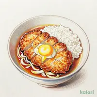 チキンカツとじ煮定食