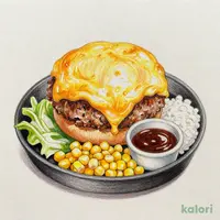 チーズハンバーグセット レギュラー 225g