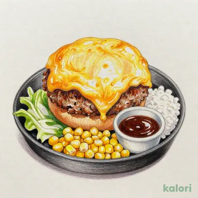 チーズハンバーグセット レギュラー 225g