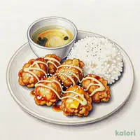 鶏の唐揚げごまポン酢がけセット