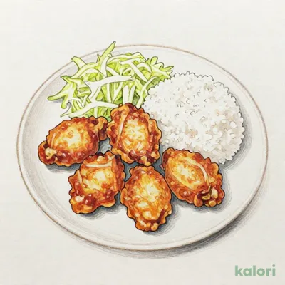 鶏の唐揚げセット (6個)