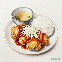 鶏の唐揚げ梅おろしソースセット