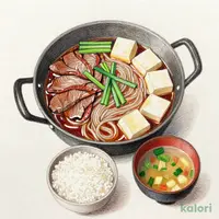 すきやき鍋定食