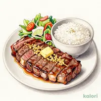 熟成牛はらみステーキ ガーリックバターセット 1ポンド
