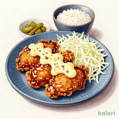 チキン南蛮揚げ定食