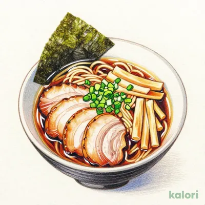Chinese-Style Ramen with 6 Slices of Chashu