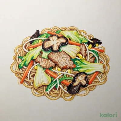 Chamen (Stir-fried Noodle Dish)