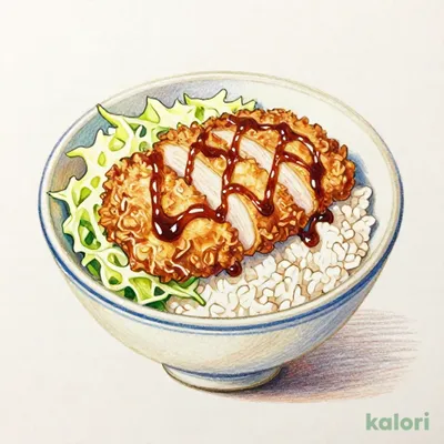 Mini Sauce Katsu-don (Pork Cutlet Rice Bowl)