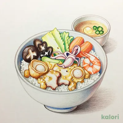 Chukadon (Stir-fried Vegetables & Meat over Rice)