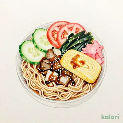 Hiyashi Chuka (Cold Ramen)