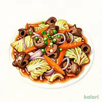 ホルモン野菜炒め