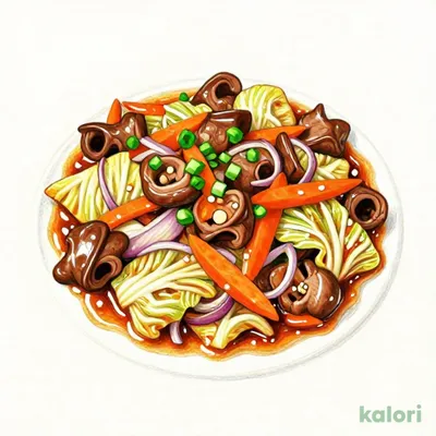 ホルモン野菜炒め