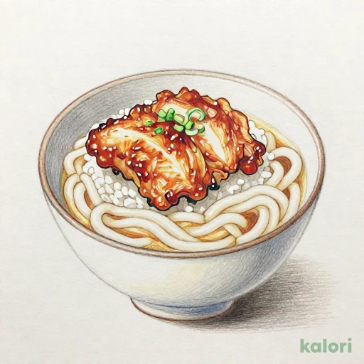 たれづけとり天重（冷）小うどん付 1232kcal — What's in It