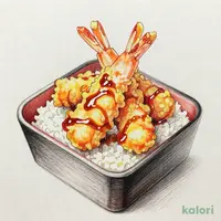 たれづけ大海老天重（単品）