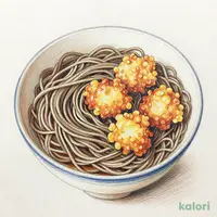 とり小天ぷらとそば（冷）