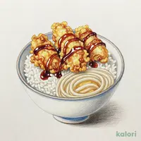 とり小天丼とうどん（冷）