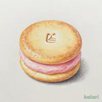 ビスコ（いちごクリーム）