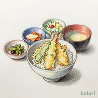 国産野菜小天丼彩り小鉢セット