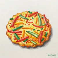 夏野菜のかき揚げ（パプリカ・かぼちゃ・ゴーヤ）