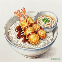 大海老天丼（冷）小うどん付