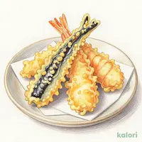 海老穴子天ぷら盛合わせ