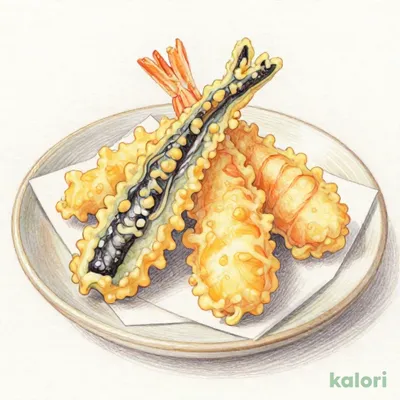 天ぷら③ 海老穴子天ぷら盛合わせ 360kcal｜カロリー・栄養成分 | 天ぷらてんや