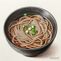 （小そば）石臼挽きそば（温）