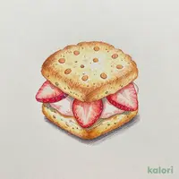 Bisco Strawberry Cream