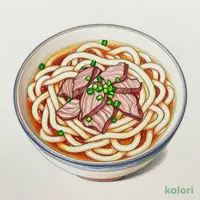 Udon Noodles with Beef Dipping Sauce