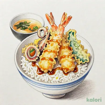 てんやの上天丼（みそ汁付き）