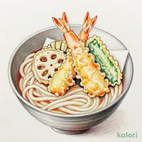 元祖てんやの天ぷらとうどん（冷）