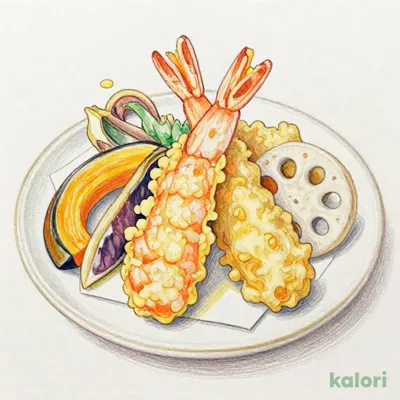 元祖てんやの天ぷら盛合わせ