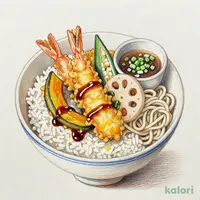 元祖てんやの天丼（1人前）うどんセット（冷）