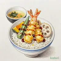 元祖てんやの天丼（みそ汁付き）