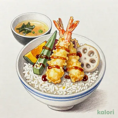 元祖てんやの天丼（みそ汁付き）