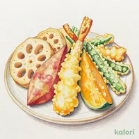 野菜天ぷら盛合わせ