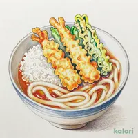 野菜天丼（1人前）うどんセット（温）