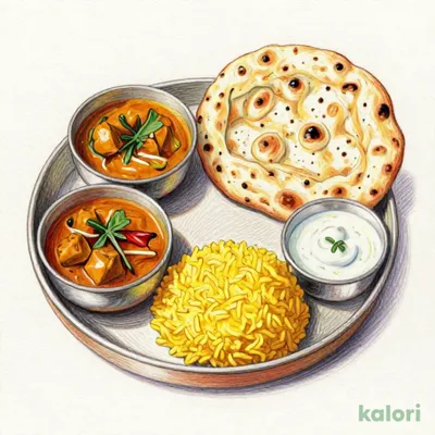 3色カレー定食