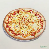 3種類のチーズピザ