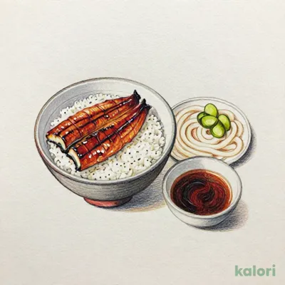 Mini Unadon (Eel Rice Bowl) & Udon Set