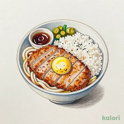 Mini Pork Fillet Cutlet Bowl and Udon Set