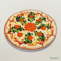 明太子と高菜のチーズピザ