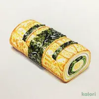 あおさ海苔だし巻き玉子