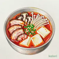 豚きのこスンドゥブ