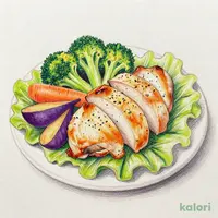 彩り野菜と鶏むね肉のバジル焼 1パック