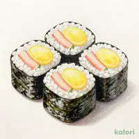 スギヨのカニカマ使用！サラダ太巻 5切