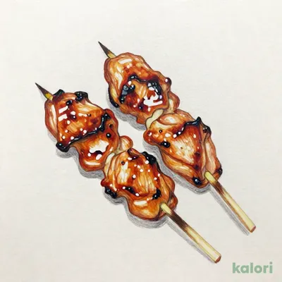 炭火焼鳥 もも串 1パック(2本入)